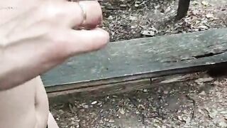 MILF inside the park getting a raging dick