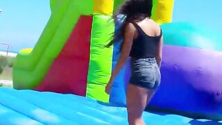 exposedlatinas - Latina teenagers fucked by Spaniard inside the open air