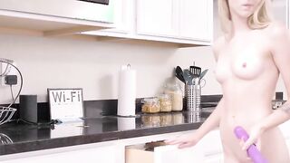 PASSION-HD new House Kitchen Sex with Skinny Blonde