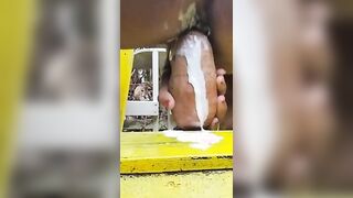 Nasty MILF Orgasm. Public Squirt.