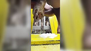 Nasty MILF Orgasm. Public Squirt.