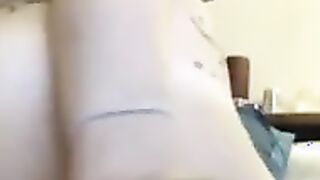 Hot Babe fucks her wet juicy pussy