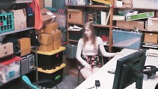 19 Yo Hot Dolly Leigh Caught Shoplifting And Taken For A Questioning