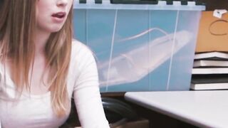 19 Yo Hot Dolly Leigh Caught Shoplifting And Taken For A Questioning