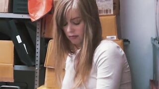 19 Yo Hot Dolly Leigh Caught Shoplifting And Taken For A Questioning
