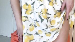 DOEGIRLS - Red Fox Plays With Banana Inside Goddess Homemade