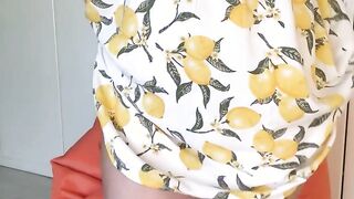DOEGIRLS - Red Fox Plays With Banana Inside Goddess Homemade