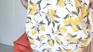 DOEGIRLS - Red Fox Plays With Banana Inside Goddess Homemade
