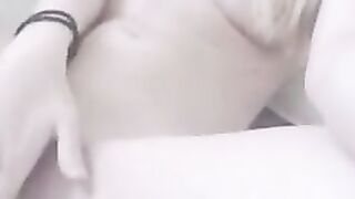 Hot Blonde loves dildoing her wet pussy