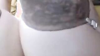 Naughty Babe fucks her wet pussy with a dildo