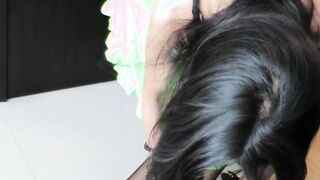 Amateur trans girlfriend sucking dick
