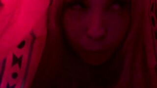 Tiny barely legal stepsister Kenzie Reeves stuck at a slumber party