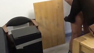 Dreier mit der deutschen Exfreundin zuhause mmf