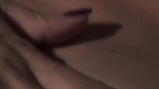 Stunning petite chick fucks her tight asshole with a humongous sex toy