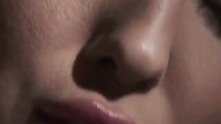 Stunning petite chick fucks her tight asshole with a humongous sex toy