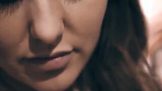 Teens lesbo coerced inside a 3-way with her GFs stepdad