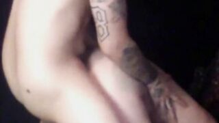 BleuBrutalRose - Rough Sex ... Goth Milf sucking big dick with a butt plug in her ass