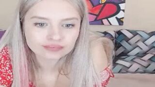 Skinny Blonde Babe Got Her First Wild Real Orgasm