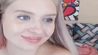 Skinny Blonde Babe Got Her First Wild Real Orgasm