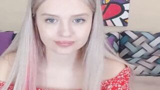 Skinny Blonde Babe Got Her First Wild Real Orgasm