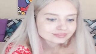 Skinny Blonde Babe Got Her First Wild Real Orgasm