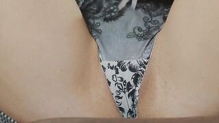 Bae dark haired fucks her tight Bae vagina with a wine