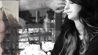 Christina Takes Her Facial Treatment On Her Pale & Good Face!