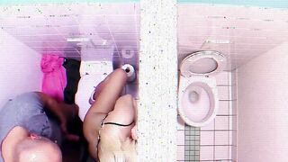 LETSDOEIT - Hot Lovita Fate Rides Dick On Hostel Wc