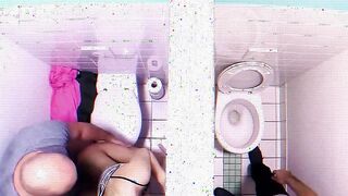 LETSDOEIT - Hot Lovita Fate Rides Dick On Hostel Wc
