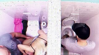 LETSDOEIT - Hot Lovita Fate Rides Dick On Hostel Wc