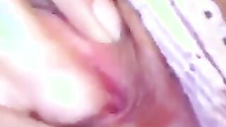 Busty Teen fingering her wet pussy
