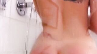 Shake The Snake - Red Head Babe Have Shower Masturbation