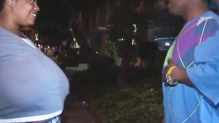 African thug fucks gigantic fat baby mamma from the hood