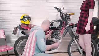 PINUP SEX - (Misha & Mr. Gigantic Fat Penis) Polish Teen Fucks