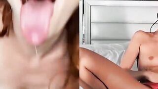 (Lacy Lennon, Emma Hix) Use Their Finger Plowed Gigantic Sex Toys To Pleasure Themselves
