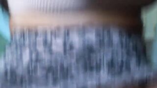 Bored Hoe Kiki Klout Getting Covered In Gigantic StepBrother's Beauty Jizz During