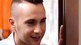 Lusty little piece Nata Ocean is wearing just a g-string as she prepares herself for some fun with Raul Costa. She sprays herself down with some lotion and then strokes it all in. Donning her bra and a sheer robe, Nata completes the look with super hig