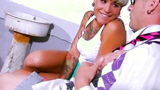 Spanish short hair tattoo bitch fuck