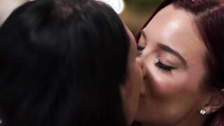 Latina milf strapon fucks lesbian wife