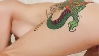 Petite Babe having fun with her dildo