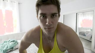 Tiny Platinum Blonde Step Sister Haley Spades Outwits Gigantic Brother
