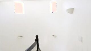 Tiny Platinum Blonde Step Sister Haley Spades Outwits Gigantic Brother