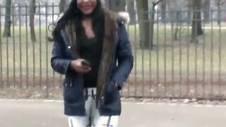 LETSDOEIT - #Josy African - Ebony Curious Women Riding White Cock On