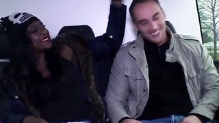 LETSDOEIT - #Josy African - Ebony Curious Women Riding White Cock On