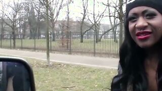 LETSDOEIT - #Josy African - Ebony Curious Women Riding White Cock On