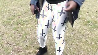 LETSDOEIT - #Josy African - Ebony Curious Women Riding White Cock On