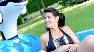 exposedlatinas - Latina dark hair plowed in the booty outside
