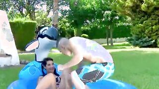 exposedlatinas - Latina dark hair plowed in the booty outside