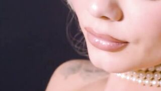 Petite blonde teen taking off lingerie