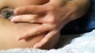 Naughty 19yo Stepsister fingering herself